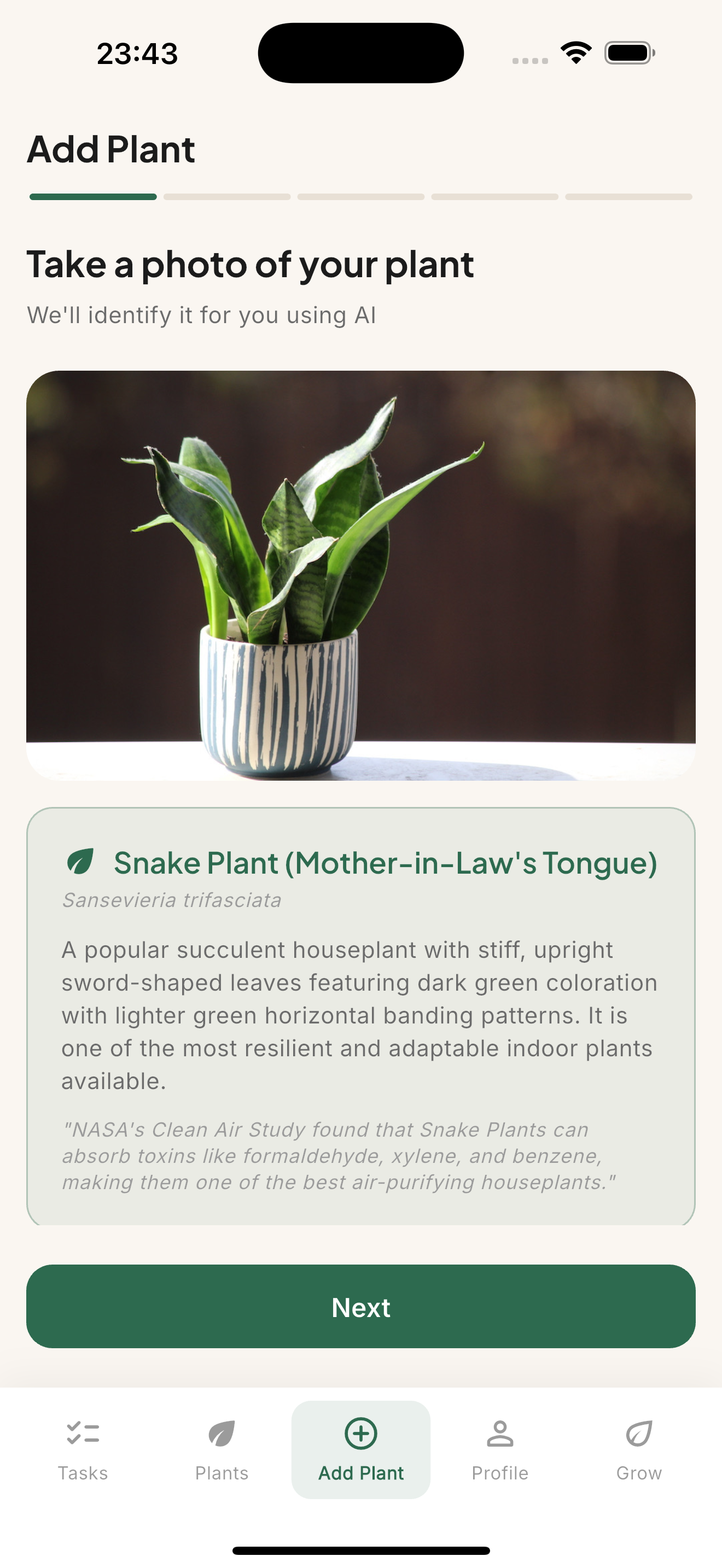 Plantive App Screenshot 1