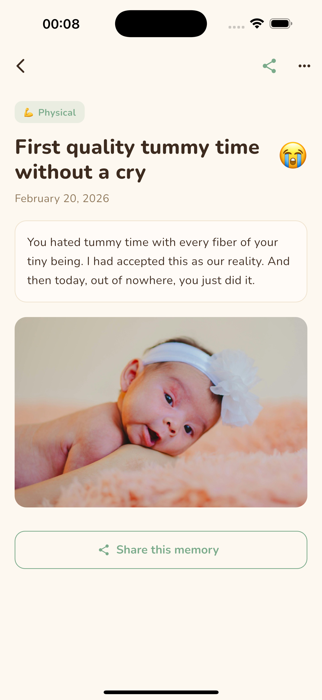 Tiny Firsts App Screenshot 3